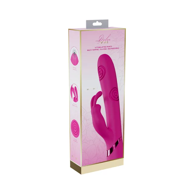 VIVE Mimi pink three-motor rabbit vibrator retail box