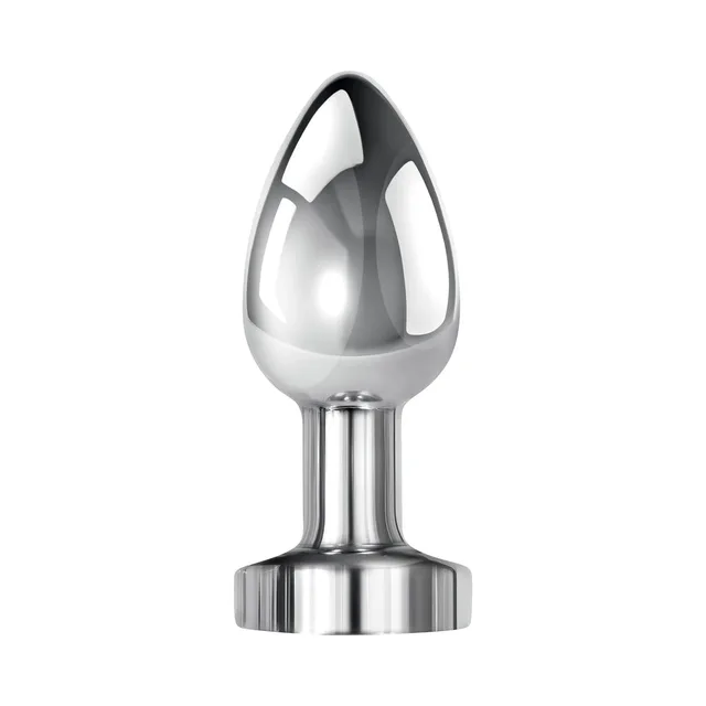 upright silver Rockin Metal Plug XL with teardrop tip