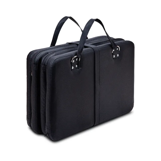Prowler RED folding black bondage board with restraints folded rectangular carrying case with twin handles