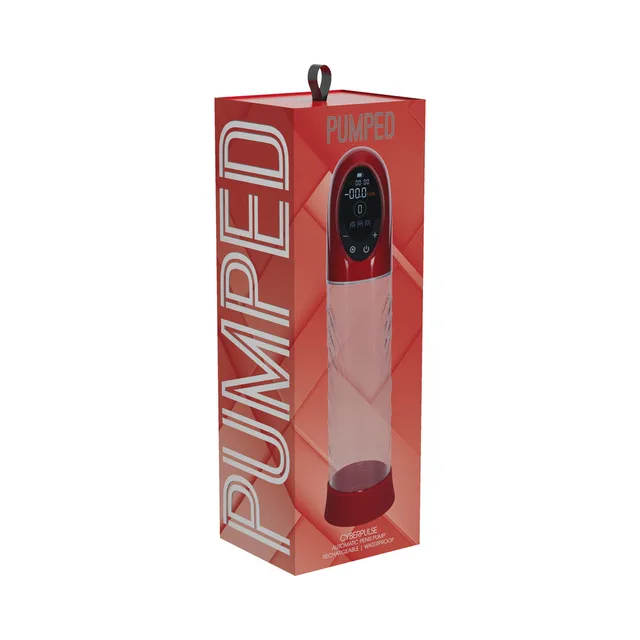 Shots PUMPED CyberPulse metallic red automatic vacuum pump box
