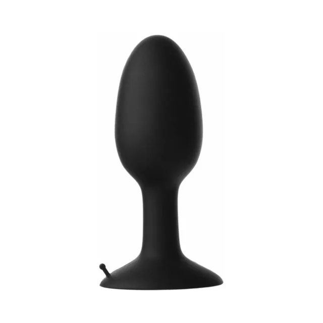 Medium black Prowler RED weighted plug with flared base