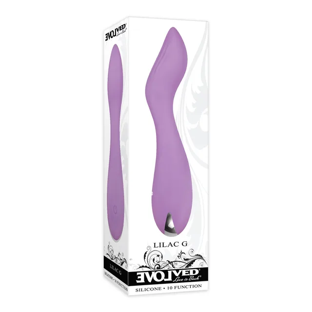 Evolved Lilac G purple vibrator retail box
