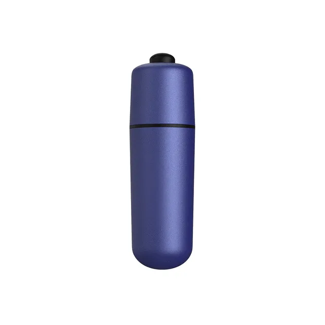 Upright indigo Waouhhh bullet with black button cap