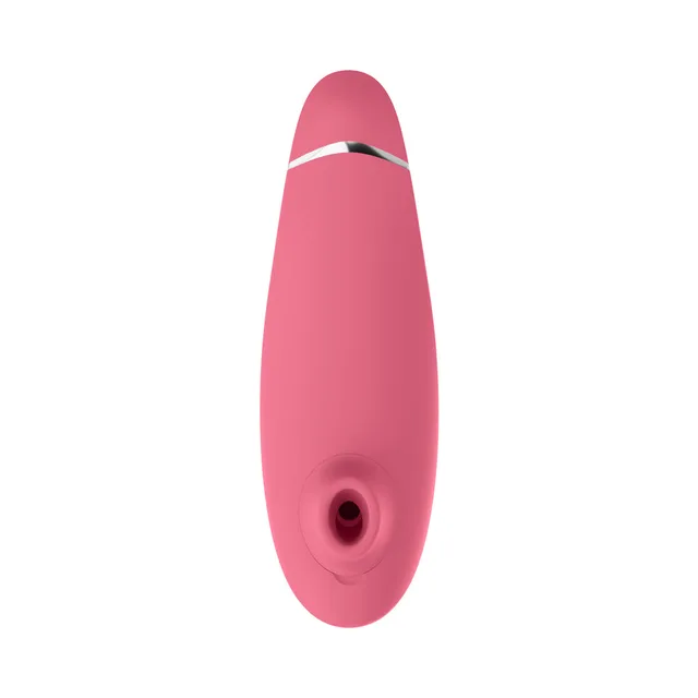 Rear view of raspberry pink Premium 2 with three control buttons