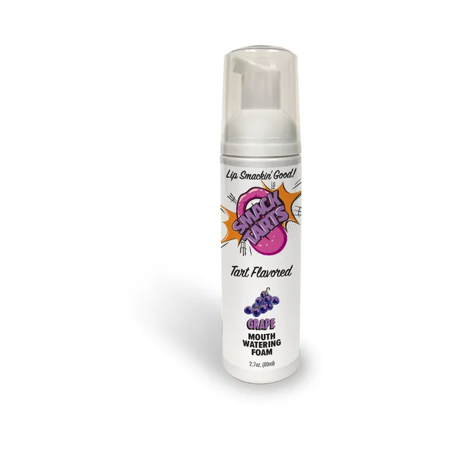 Smack Tarts Sour Grape Foam in white 2.7 oz pump bottle