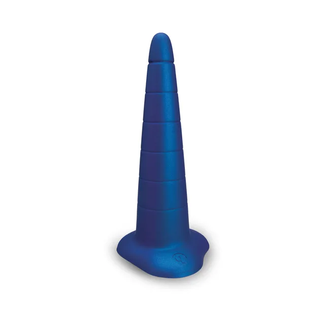 Blue b-Vibe Anal Stretcher upright front view