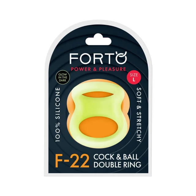 Forto F-22 large green D-ring retail package front