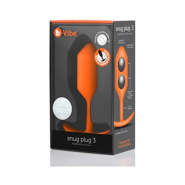 b-Vibe Snug Plug 3 orange retail box