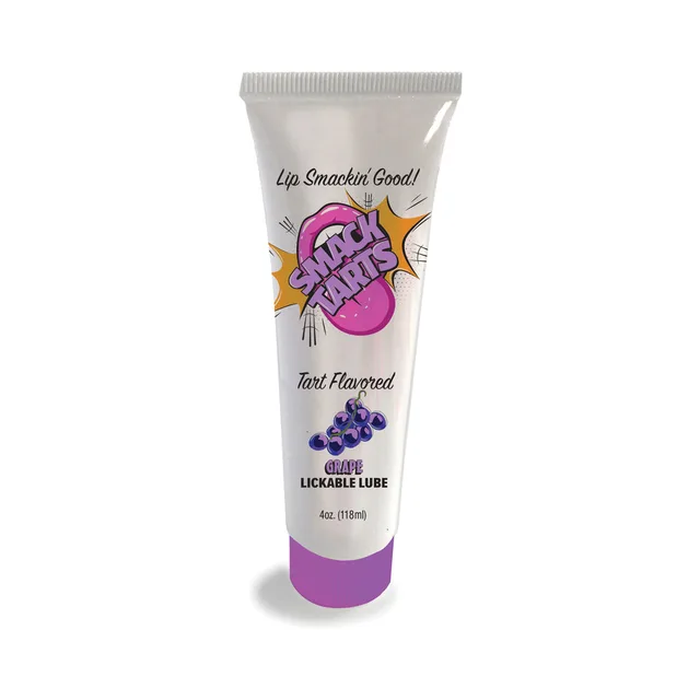 Smack Tarts Sour Grape 2 oz lube tube with purple band