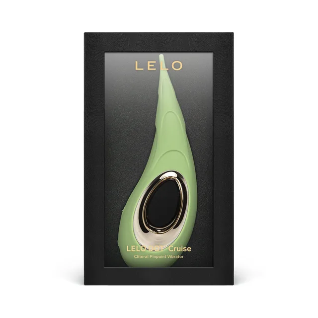 LELO DOT Cruise Pistachio Cream in black window-front retail box
