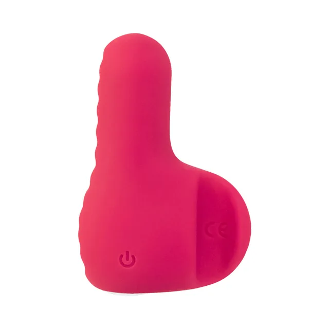 Left angle of pink Nea with side grooves and power button