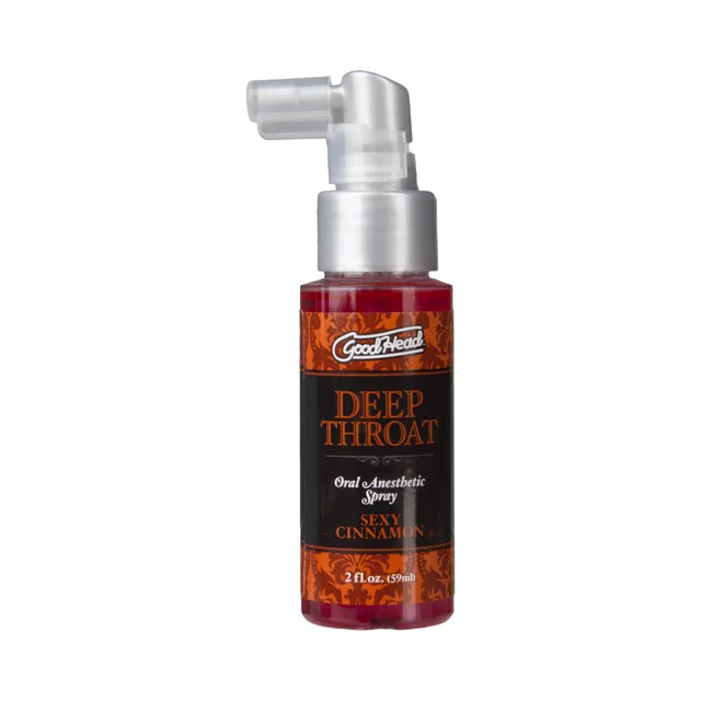 GoodHead Sexy Cinnamon Spray clear pump bottle front