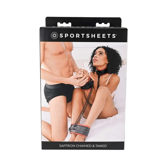 Sportsheets Saffron Chained and Tamed retail box