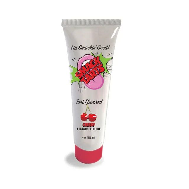 Smack Tarts Sour Cherry 2 oz lube tube with red band