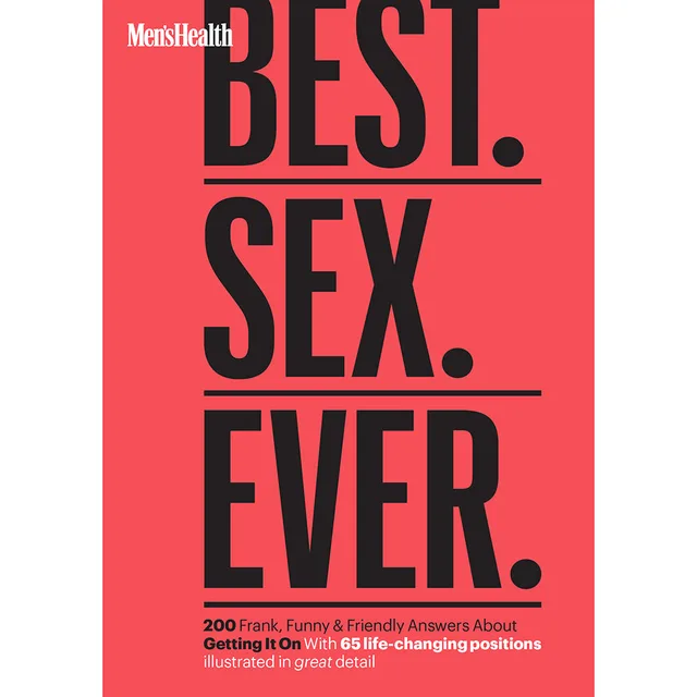 red Men's Health Best Sex Ever paperback with large black lettering