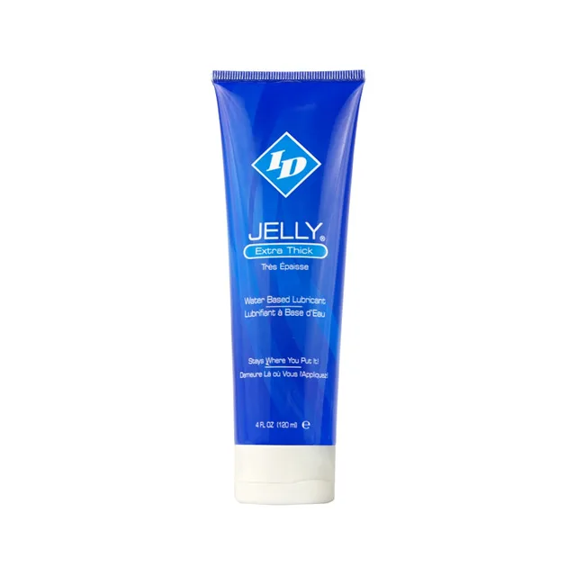 ID Jelly 4 oz Tube dark blue squeeze tube with white cap and diamond logo