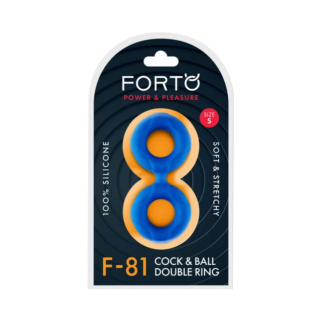 Forto F-81 small blue double ring package front