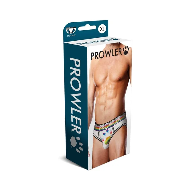 Prowler white oversized paw open brief size XL retail box