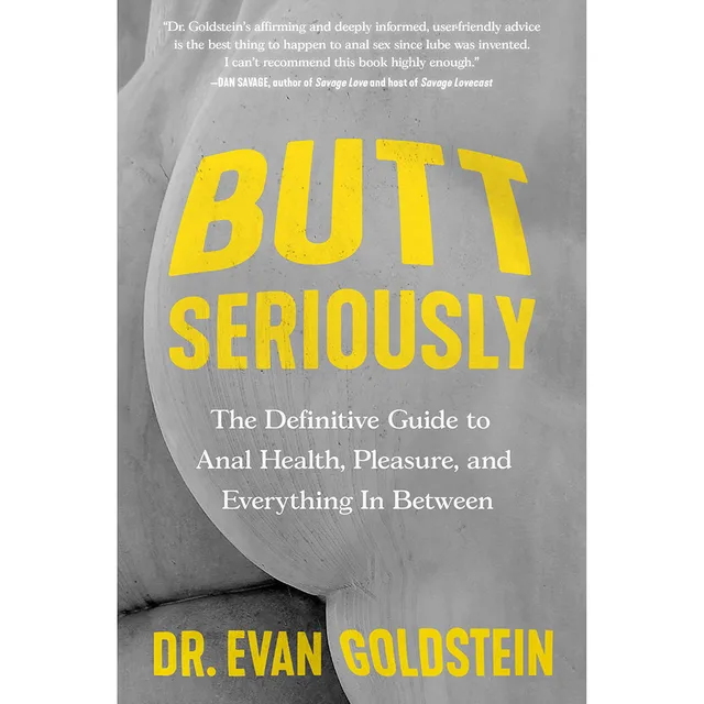 Gray Butt Seriously paperback cover with large yellow title and author name