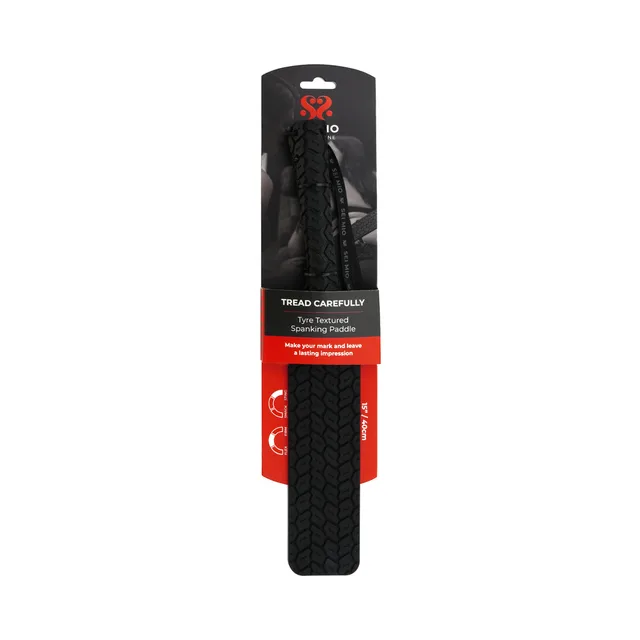 SEI MIO Tread Carefully black tyre paddle with packaging