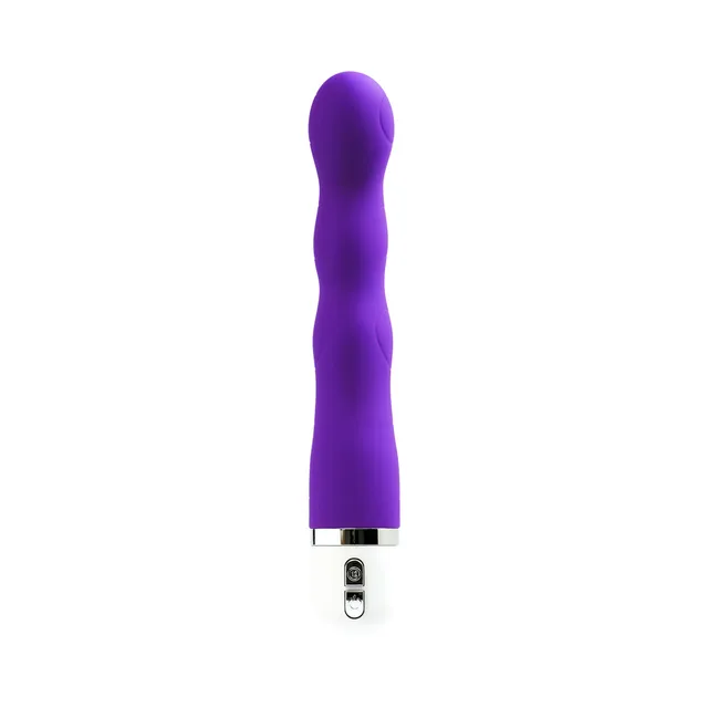 VeDO Quiver Indigo Mini Vibrator upright front view