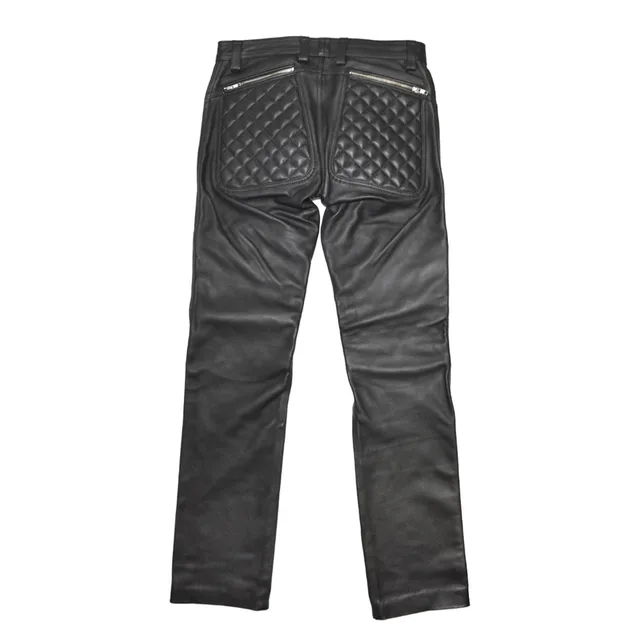 Rear Product view of black Prowler RED Quilted Sailor Jeans in 40-inch waist