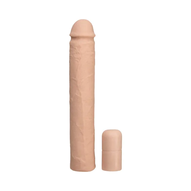 Doc Johnson Xtend It Kit beige hollow sleeve with separate insert