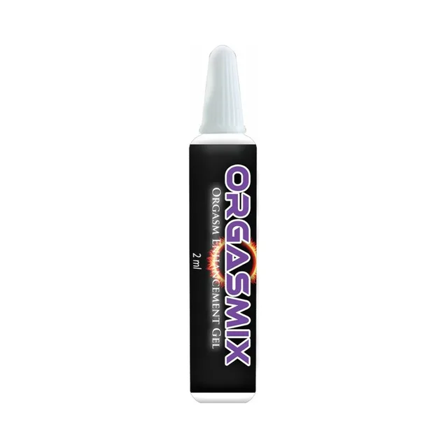 Orgasmix 144-Count Gel Set single black gel tube with white cap