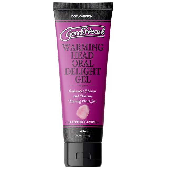 Pink GoodHead Cotton Candy Oral Delight 4 oz squeeze tube
