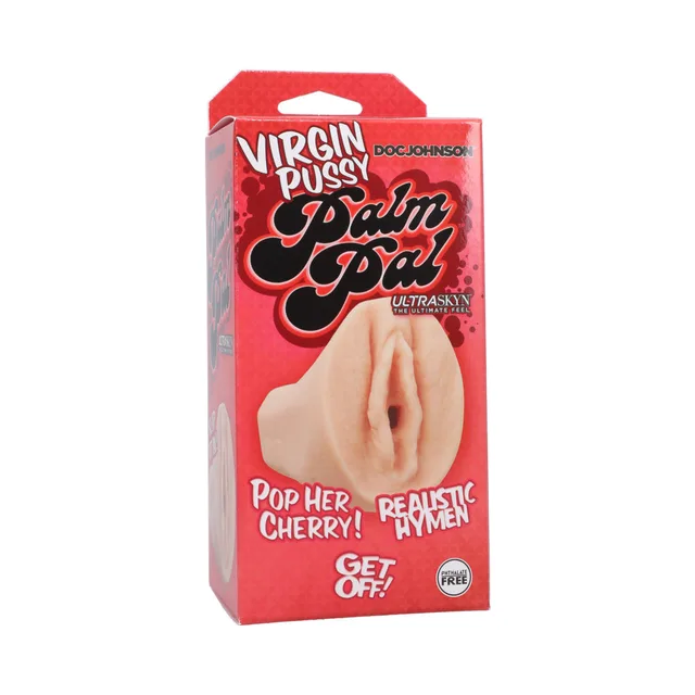 Virgin Palm Pal beige pocket stroker in red retail box