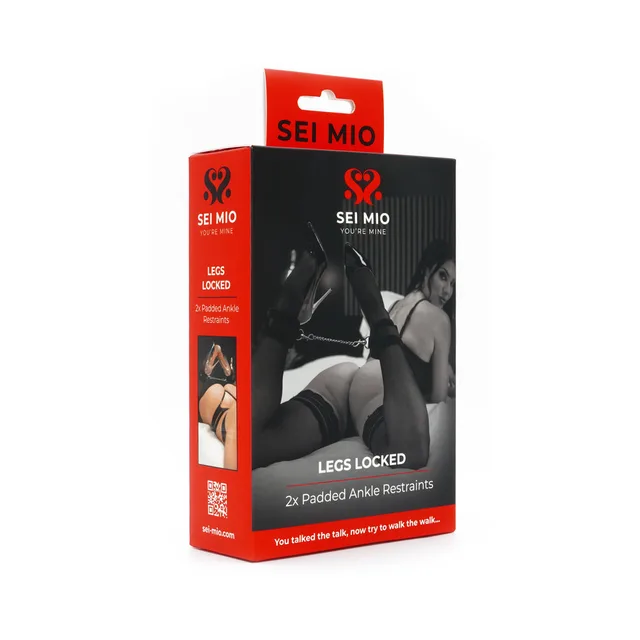 SEI MIO Legs Locked pair of padded ankle restraints in retail box