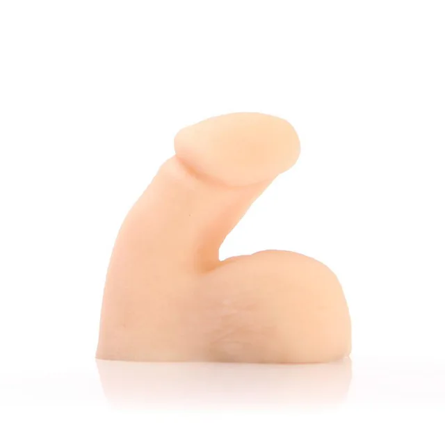 Light beige Tantus On the Go Cream packer in left side profile