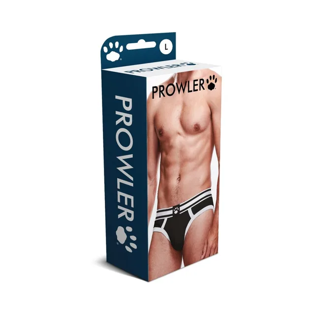 Prowler black-and-white brief size L retail box