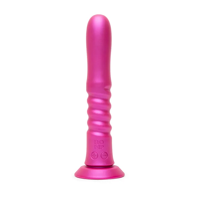 Upright ROMP Jiggle with ribbed shaft and flared base