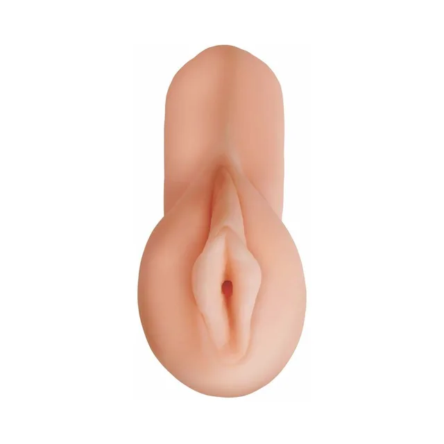 Front view of beige Sorority Snatch elongated stroker