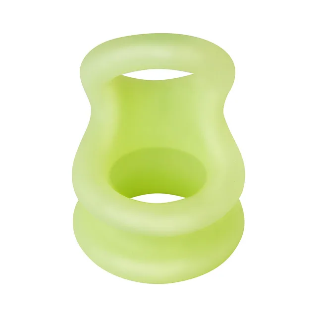 Front view of green Forto F-20 stacked double ring