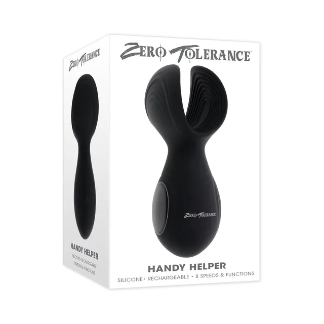 Zero Tolerance Handy Helper black stroker beside white retail box