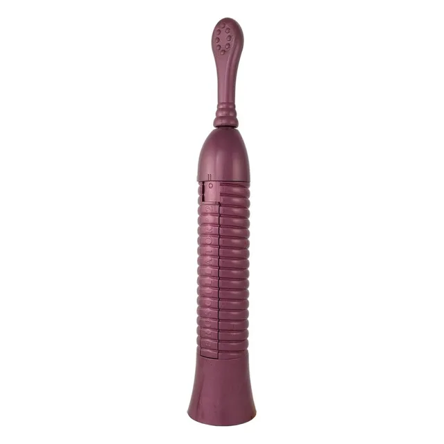 upright purple Eroscillator 2 Plus with ribbed grip and slim tip