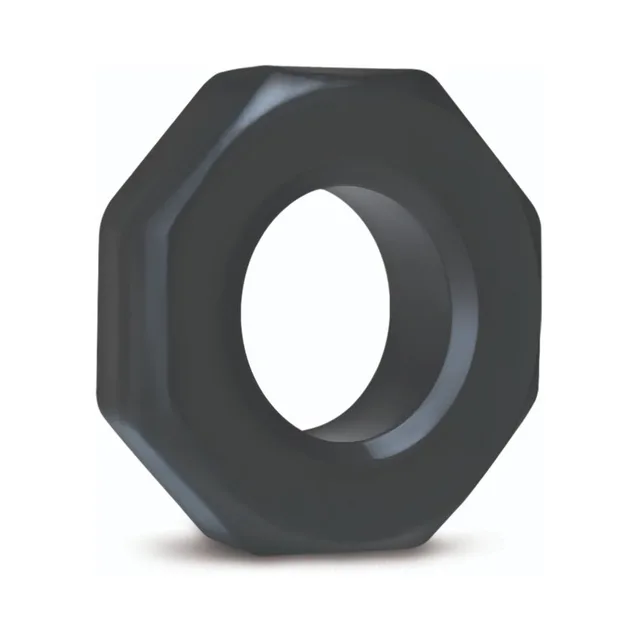 Prowler RED black faceted C-ring isolated angled product view