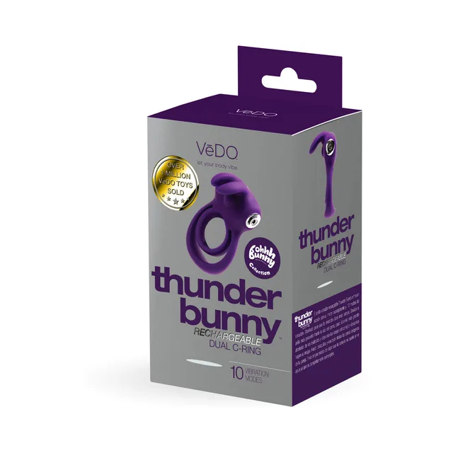 VeDO Thunder Bunny purple dual ring retail box