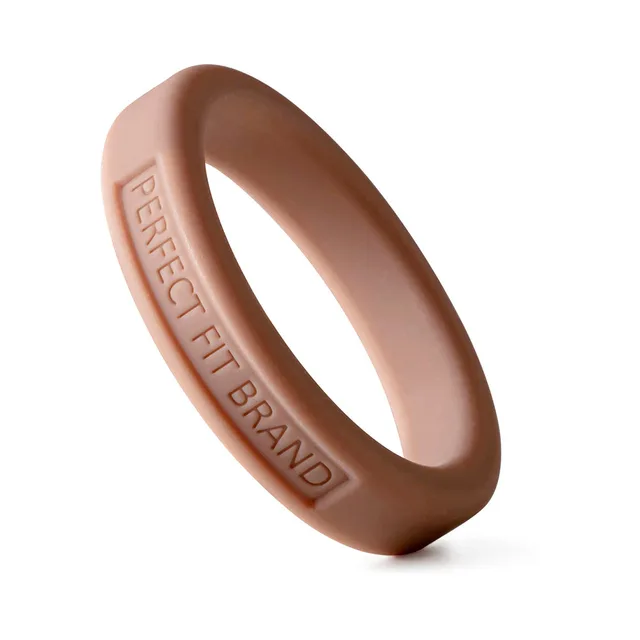 Perfect Fit Hefty Ring 44mm Skin Tone 6 medium-brown upright three-quarter angle