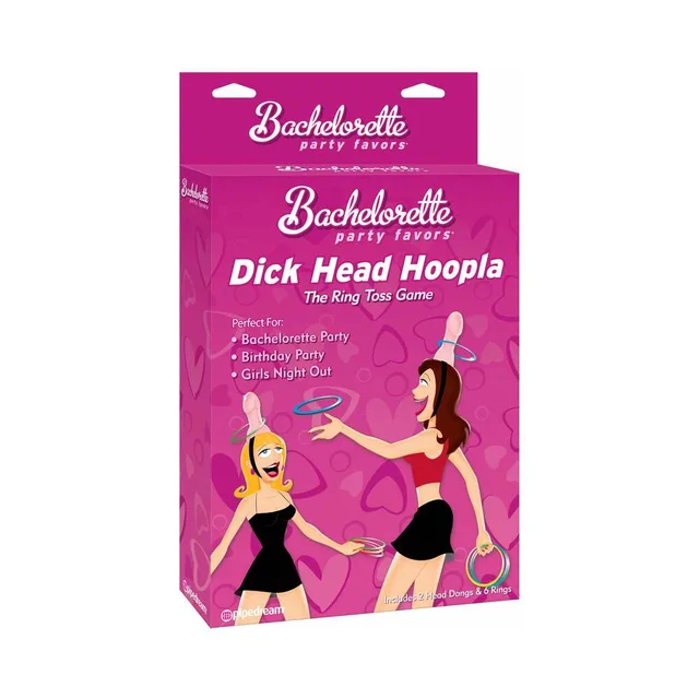 Pink Dick Head Hoopla ring toss game retail box