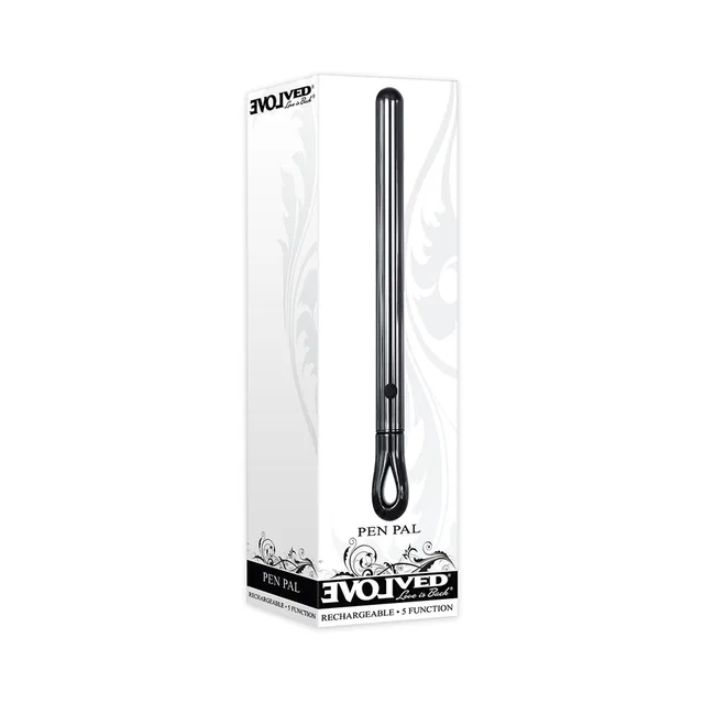 Chrome Evolved Pen Pal vibrator in retail package