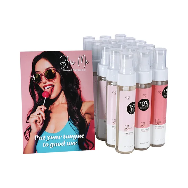 CG Blow Me 16-piece gel bundle from an angled view