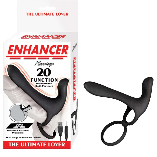 Nasstoys Ultimate Lover black enhancer beside retail box