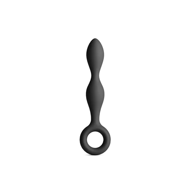 Front view of black Renegade Slim with two rounded sections