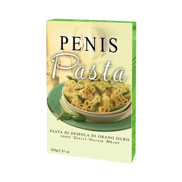 Penis Pasta 7.01 oz cream and green retail box