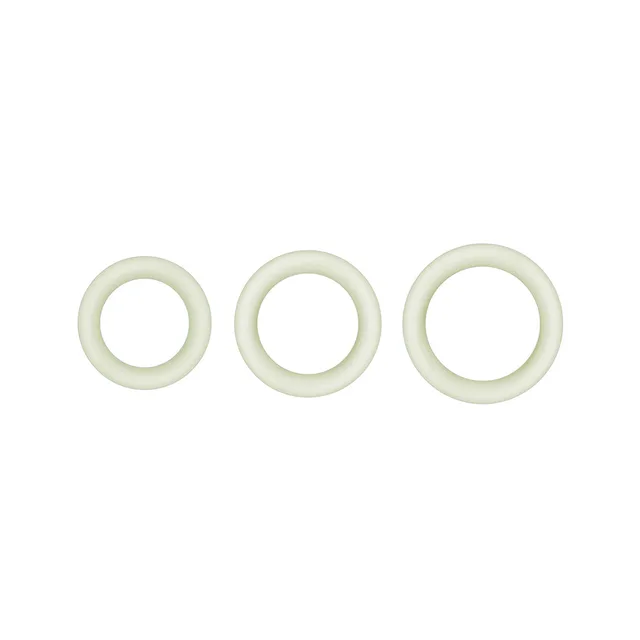 Large clear Firefly Halo ring size comparison