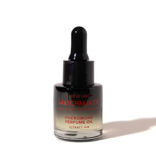 Eye of Love Matchmaker Black Diamond perfume oil isolated 20 ml dropper bottle