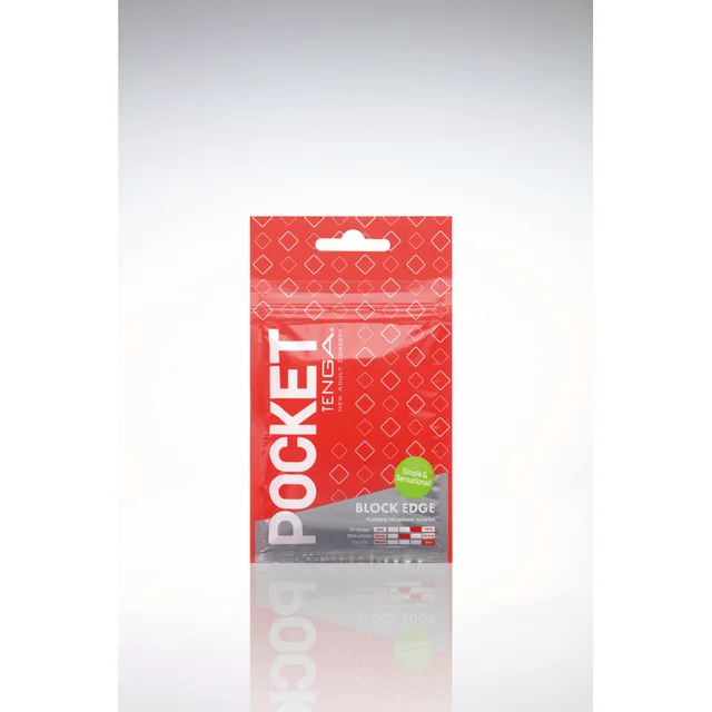 Tenga Pocket Block Edge flat pouch product view